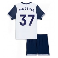 Tottenham Hotspur Micky van de Ven #37 Replika babykläder Hemmaställ Barn 2024-25 Kortärmad (+ korta byxor)